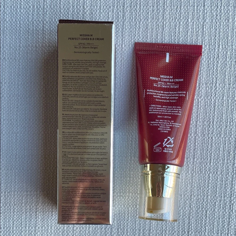 Missha Perfect Cover BB Cream SPF42/PA+++ - No. 25 warm beige
